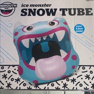 Snow tube big monster by big mouth new